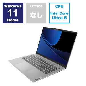レノボジャパン　Lenovo IdeaPad Slim 5i Gen 9 /ディスプレイサイズ 14.0/Core Ultra 5 125H/メモリ16GB/SSD512GB/Officeなし/Windows11 クラウドグレー 83DA006CJP