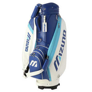 ミズノ ゴルフ用品 ユニセックス M Golf bag 5LGC261501-26SS ホワイト×ブルー 5LGC261501_26SS
