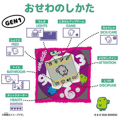 海外版たまごっちキング　tamagotchi king バンダイ BANDAI Original Tamagotchi Ginjirotchi Comic Book