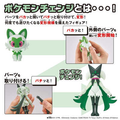 バンダイ BANDAI ポケモンチェンジ ニャオハ/マスカーニャ の通販