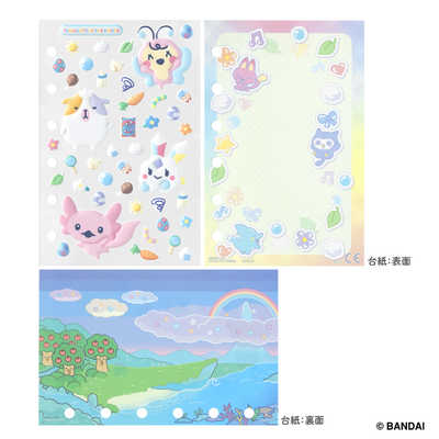 バンダイ BANDAI たまもりしーるリフィル Tamagoctchi Paradiseセット3