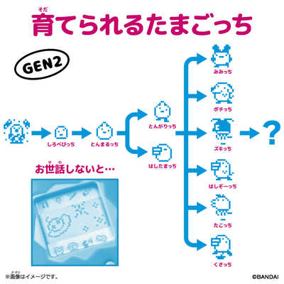 バンダイ BANDAI Original Tamagotchi 新種発見！！ ほわいと の通販