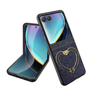 STYLEPROMOTION Motorola razr 50 グリッターリングスタンドケースBK SP-M50GUSTCA-BK STYLEPROMOTION Motorola razr 50 グリッターリングスタンドケースBK SP-M50GUSTCA-BK