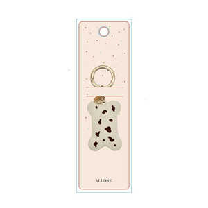 アローン AirTag用骨型ケース ホワイト ALGATBCWH アローン AirTag用骨型ケース ホワイト ALGATBCWH