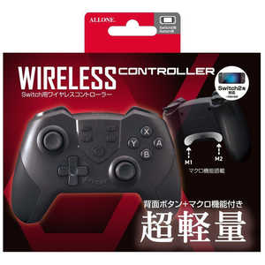 アローン Switch用ワイヤレスコントローラーガンマ ブラック ALG-NSWCSG アローン Switch用ワイヤレスコントローラーガンマ ブラック ALG-NSWCSG