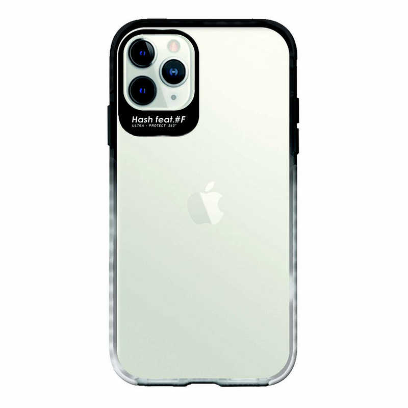 サムライワークス サムライワークス iPhone 11Pro Ultra Protect Case グラデーション(グレイ･ホワイト) Hash feat.#F HF-CTIXI-4G04 HF-CTIXI-4G04