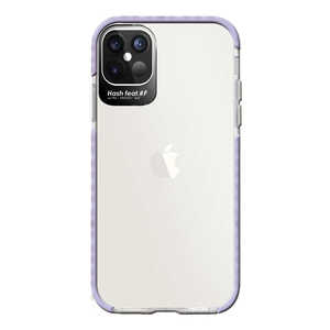 サムライワークス iPhone12/12Pro 耐衝撃背面ケース Purple HFCTI12P07PL(パｰ