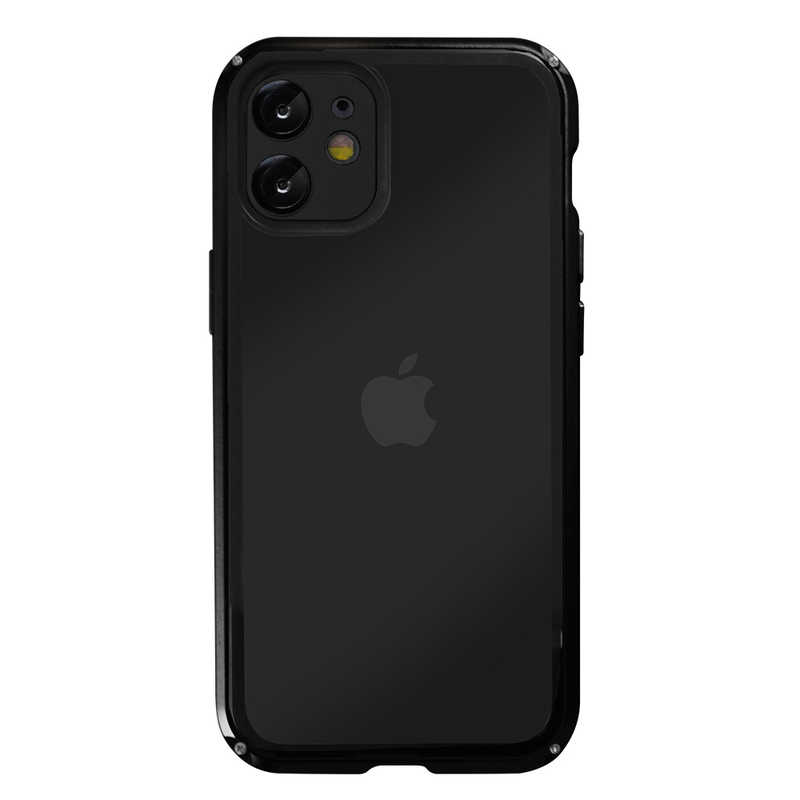 サムライワークス サムライワークス iPhone12 mini 360°両面保護バンパーケース BLACK HFAGEI1201BG(ブラ HFAGEI1201BG(ブラ