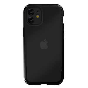サムライワークス iPhone12 mini 360°両面保護バンパーケース BLACK HFAGEI1201BG(ブラ
