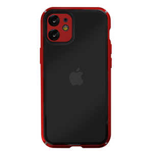 サムライワークス iPhone12 mini 360°両面保護バンパーケース RED HFAGEI1201RD(レット
