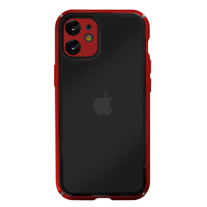 サムライワークス サムライワークス iPhone12/12Pro 360°両面保護バンパーケース RED HFAGEI12P01RD(レット HFAGEI12P01RD(レット