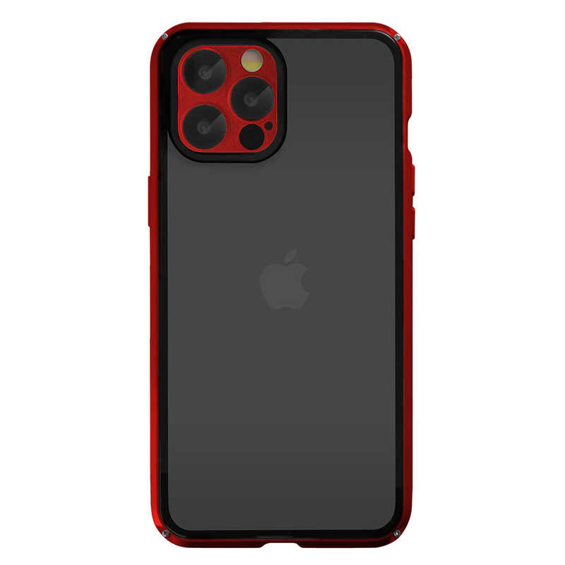 サムライワークス サムライワークス iPhone12Pro Max 360°両面保護バンパーケース RED HFAGEI12PM01RD(レット HFAGEI12PM01RD(レット