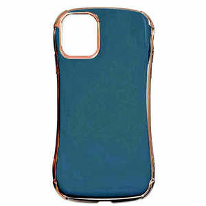 サムライワークス iPhone12Pro Max 背面ケース BLUE&GOLD CSI12PM1R10(ブル