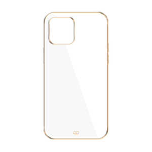 サムライワークス iPhone 13 2眼 LUXURY CLEAR CASE ホワイトゴールド ISI1302WG