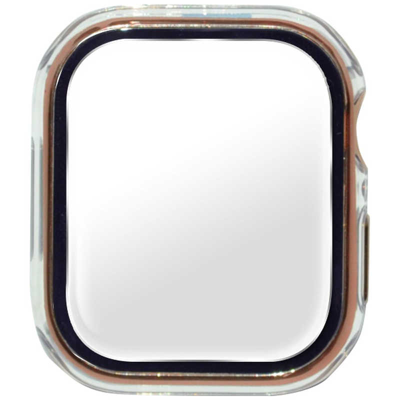 サムライワークス サムライワークス Apple watch 7 41mm Plating Clear Cover Pink gold (プレーティンングクリアカバー ピンクゴールド) yeppeo(イエッポ) YP-AWC41-03PG YP-AWC41-03PG