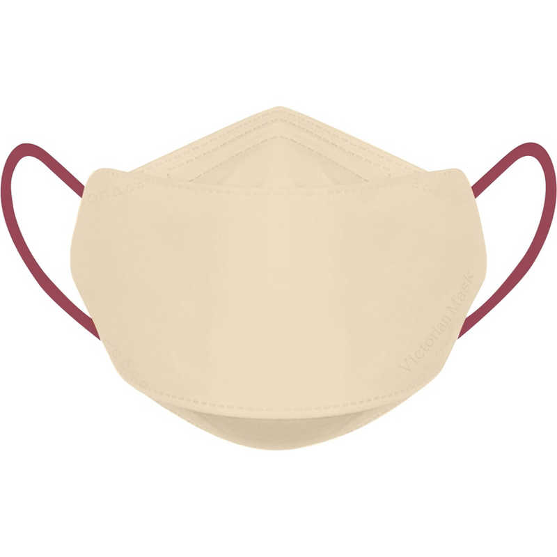 サムライワークス サムライワークス Victorian Mask（ヴィクトリアンマスク）レディースサイズ バイカラー 5枚入 サンドベージュ×ワインレッド  