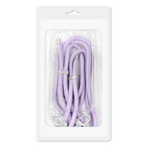 サムライワークス iPhone 12 / 12Pro ストラップ付きクリアケース Lavender yeppeo(イエッポ) SWSTCI12P04LV