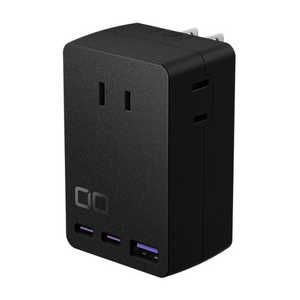 CIO PD対応AC充電器 ブラック Polaris CUBE［3ポート /USB Power Delivery対応 /Smart IC対応 /GaN(窒化ガリウム) 採用］ CIOPC67W2C1AAC3BK