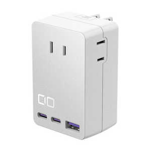 CIO PDбACŴ Polaris CUBE ۥ磻 3ݡ /USB Power Deliveryб /Smart ICб /GaN(ⲽꥦ) ѡ CIO-PC67W2C1A-AC3-WH
