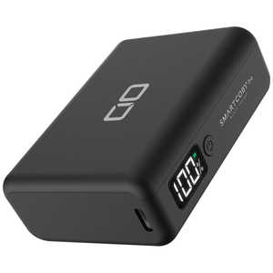 CIO ���o�C���o�b�e���[ 10000mAh �t���P�[�u�����F 0.5m SMARTCOBY Pro �mQuick Charge�Ή� / 2�|�[�g�n �u���b�N SMARTCOBYPRO-30W-BK