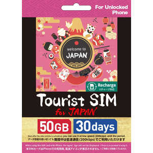 �O���A�W�[�� Tourist SIM for Japan 50GB 30���� TSJ50GB30D3