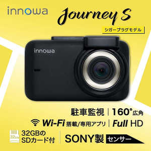 NHTECHNOLOGY ドライブレコーダー innowa Journey S[Full HD（200万画素） /駐車監視機能付き /一体型] JN006