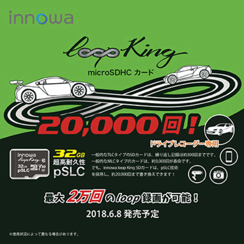 NHTECHNOLOGY NHTECHNOLOGY innowa Loop King pSLC microSDカード 9301 9301