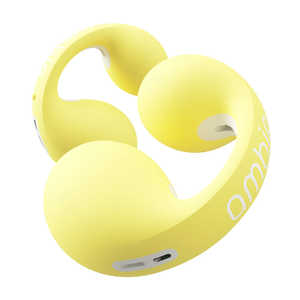 AMBIE フルワイヤレスイヤホン ambie sound earcuffs AM-TW01 ［ワイヤレス(左右分離) /Bluetooth対応］ Lemon Sorbet AMTW01LSC