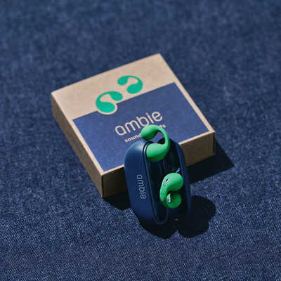 AMBIE ambie sound earcuffs Green × Indigo [ワイヤレス(左右分離