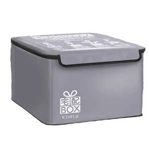 イチフジ 折りたたみ式 宅配ボックス 75L グレージュ R001GREIGE イチフジ 折りたたみ式 宅配ボックス 75L グレージュ R001GREIGE