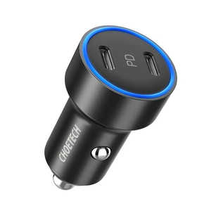 CHOETECH USB PD3.0 Type-C 2ݡ 㡼㡼 ֥å C0054