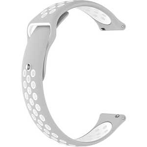 アマズフィット Amazfit シリコン 替えバンド 22mm グレー&ホワイト sp200025-S16-C157Q06 アマズフィット Amazfit シリコン 替えバンド 22mm グレー&ホワイト sp200025-S16-C157Q06