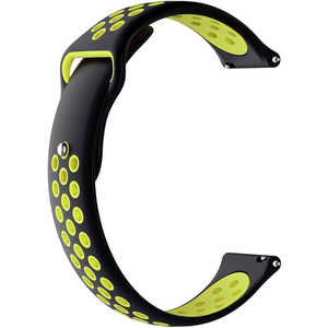 アマズフィット Amazfit シリコン 替えバンド 22mm ブラック&イエロー sp200025-S16-C158Q06 アマズフィット Amazfit シリコン 替えバンド 22mm ブラック&イエロー sp200025-S16-C158Q06