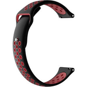 アマズフィット Amazfit シリコン 替えバンド 22mm ブラック&レッド sp200025-S16-C114Q06 アマズフィット Amazfit シリコン 替えバンド 22mm ブラック&レッド sp200025-S16-C114Q06