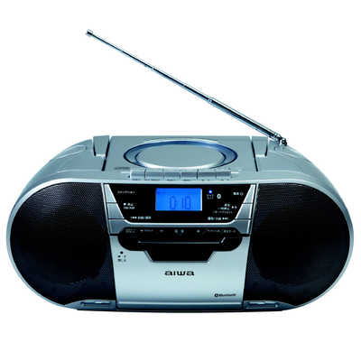 アイワジャパン CSD-MB400 Bluetooth対応CDラジカセ シルバー