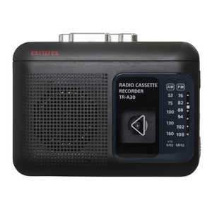 アイワ　AIWA ラジオ付きカセットレコーダー [ラジオ機能付き] TR-A30B ブラック