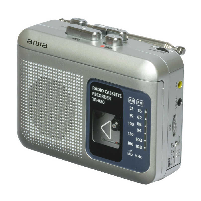 アイワ　AIWA アイワ　AIWA ラジオ付きカセットレコーダー [ラジオ機能付き] TR-A30S シルバｰ TR-A30S シルバｰ