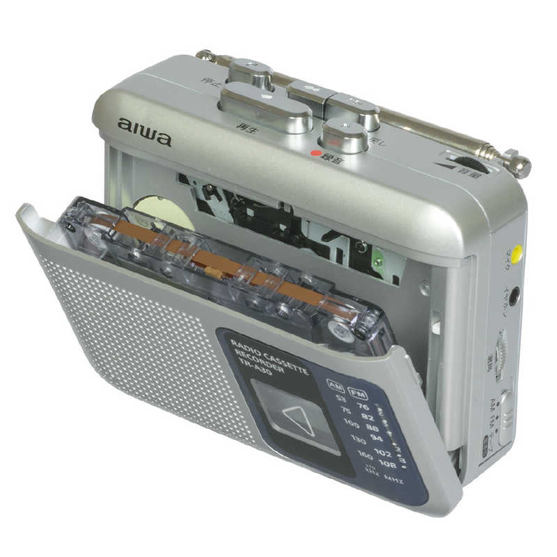 アイワ　AIWA アイワ　AIWA ラジオ付きカセットレコーダー [ラジオ機能付き] TR-A30S シルバｰ TR-A30S シルバｰ