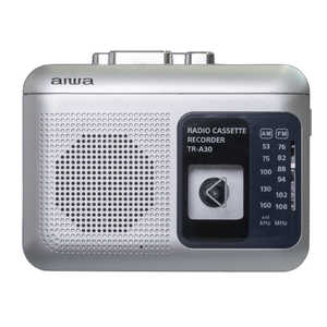 アイワ　AIWA ラジオ付きカセットレコーダー [ラジオ機能付き] TR-A30S シルバｰ