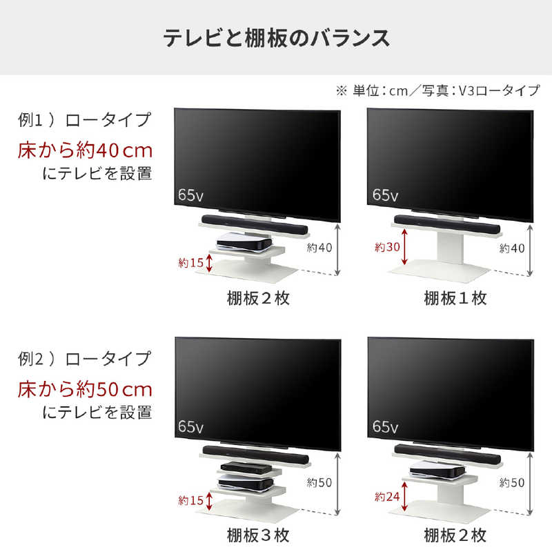 ナカムラ ナカムラ WALL テレビスタンドV3・V2・V5対応 棚板 ラージサイズ サテンホワイト D05000018 D05000018