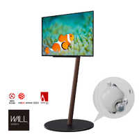 Maki出品 ナカムラ WALL ウォール 壁寄せスタンド 80V型対応 壁寄せテレビスタンド WALL ウォールナット V3 ロー