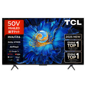 TCL ter m50V^ / BluetoothΉ / 4KΉ / YouTubeΉn 50C6KS