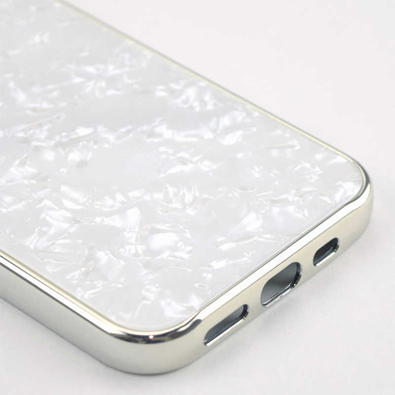 CCCフロンティア CCCフロンティア iPhone 12/12 Pro 6.1インチ対応 ケース Glass Shell Case ホワイト UNI-CSIP20L-0GSWH UNI-CSIP20L-0GSWH