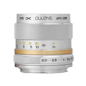 若明光学 カメラレンズ ［キヤノンEF］ シルバー 毒鏡 DULENS APO 85mm F2 シルバー