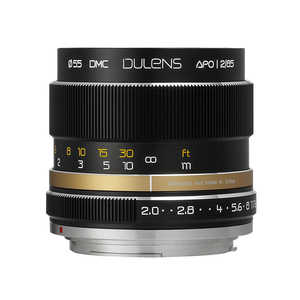 若明光学 カメラレンズ ［ニコンF］ ブラック 毒鏡 DULENS APO 85mm F2 ブラック