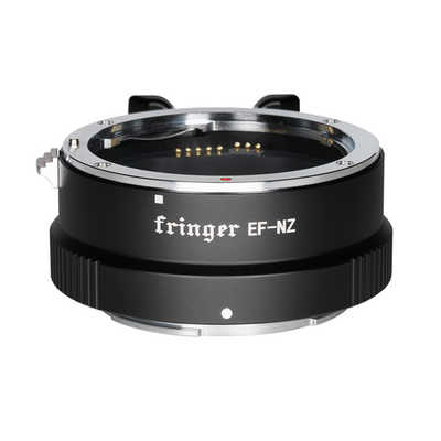 FRINGER FR-NZ1 電子接点 絞りリング付きマウントアダプター レンズ側:キャノンEFマウントレンズ カメラ側:ニコンZマウント FR-NZ1