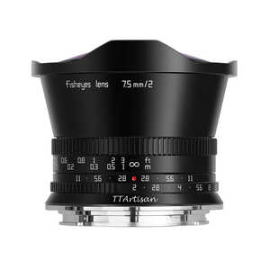 銘匠光学 カメラレンズ (キヤノンRF/APS-C用) TTArtisan 7.5mm f/2 C Fisheye 銘匠光学 カメラレンズ (キヤノンRF/APS-C用) TTArtisan 7.5mm f/2 C Fisheye