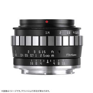 銘匠光学 カメラレンズ ［マイクロフォーサーズ /単焦点レンズ］ ブラックxシルバー TTArtisan 23mm f/1.4 C ブラック×シルバー