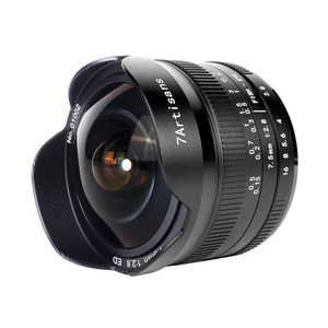 七工匠 カメラレンズ APS-C［ソニーE］ ブラック 7Artisans 7.5mm F2.8 FISH-EYE II ED 75EB-II