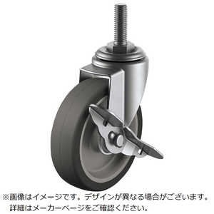 ユーエイキャスター ユーエイ ねじ込み式 自在 ステンレスキャスター エラストマー 車輪径100mm ストッパー付き Eタイプ SUS-ET-S型 ネジ寸法M12×35ピッチ1.75 ユーエイキャスター ユーエイ ねじ込み式 自在 ステンレスキャスター エラストマー 車輪径100mm ストッパー付き Eタイプ SUS-ET-S型 ネジ寸法M12×35ピッチ1.75